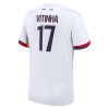 Dječji Nogometni Dres Paris Saint-Germain Vitinha 17 Gostujući 2024-25